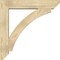 Ekena Millwork Thorton Slat Rough Sawn Bracket w/ Offset Brace, Douglas Fir, 8"W x 42"D x 42"H BKT0806X42X42THR06RDF - alternate 4
